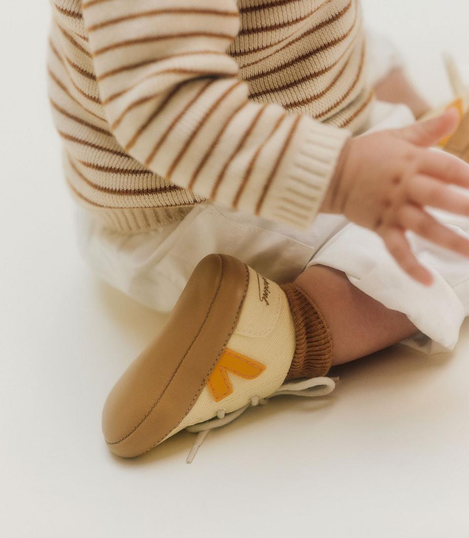 Veja Baby Canvas Bonpoint Butter Vegan Kids Beige | MFIHR73450