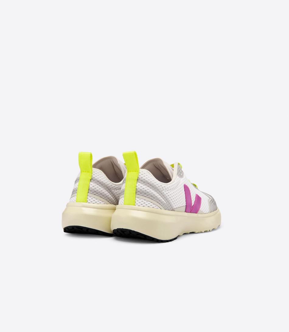 Veja Canary Elastic Laces Ultraviolet Outlet Kids Valkoinen | FIJVR10646