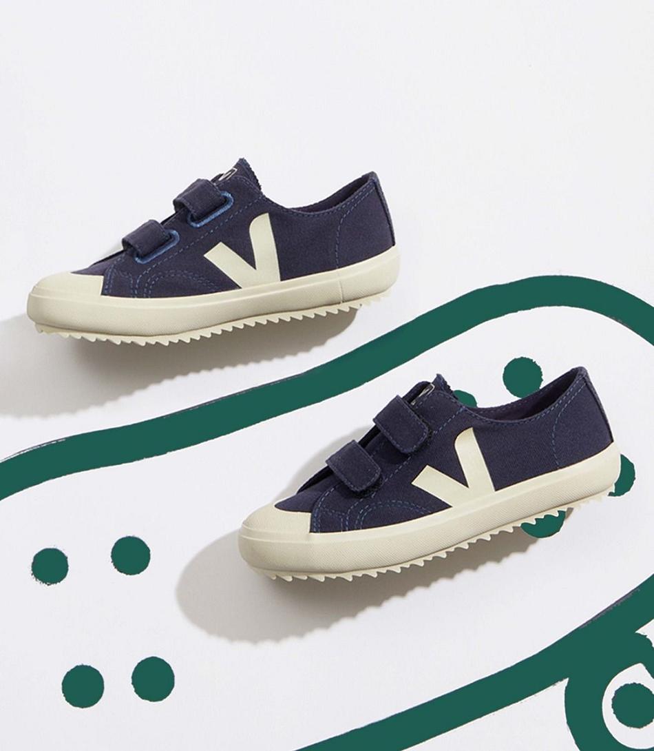 Veja Canvas Marine Pierre Lasten Ollie Sininen | LFISX77236