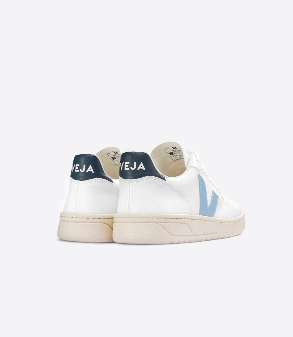 Veja V-10 Cwl Steel Nautico Vegan Adults Valkoinen Harmaat | FIZDE95397