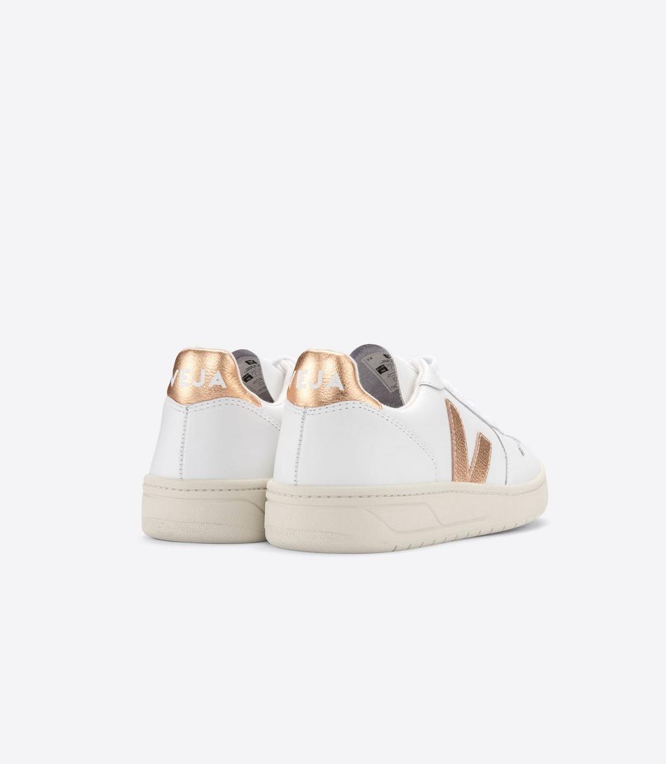 Veja V-10 Nahkaiset Venus Outlet Adults Valkoinen | XFIGW89731