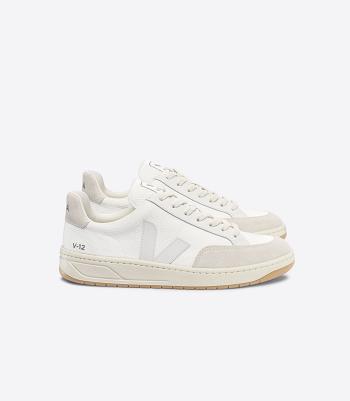 Veja B-mesh Natural Miesten V-12 Valkoinen Beige | QFIUV71934