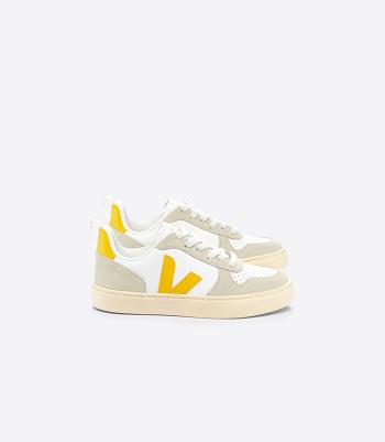 Veja Chromefree Nahkaiset Ouro Almond Lasten V-10 Valkoinen | TFIPQ48050