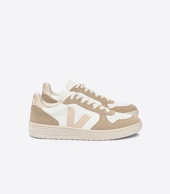 Veja Chromefree Nahkaiset Sable Sahara Naisten V-10 Valkoinen | TFIPQ29891