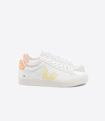 Veja Chromefree Nahkaiset Sun Peach Naisten Campo Valkoinen Oranssi Koralli | LFITR30146