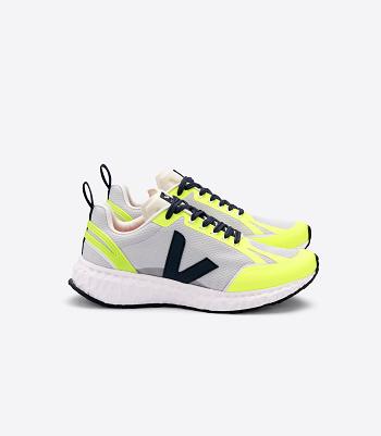 Veja Condor Mesh Light Jaune Fluo Outlet Adults Vaaleanharmaat | EFIVG79830