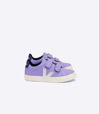 Veja Esplar Chromefree Nahkaiset Lavande Outlet Kids Hopea Violetit | MFIHR57762