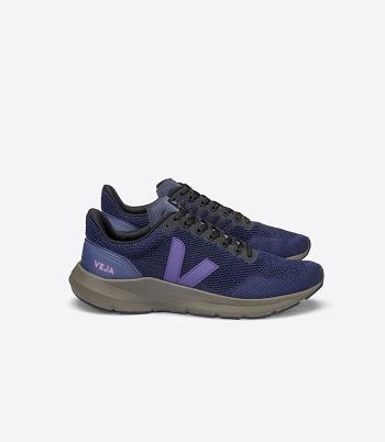 Veja Marlin V-knit Nil Kaki Sole Outlet Adults Violetit | FIDFL47899