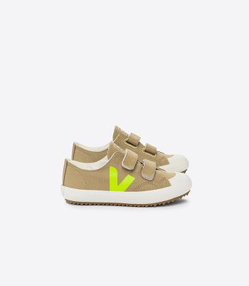 Veja Ollie Canvas Bonpoint Dune Vegan Kids Ruskea | FIJVR32530