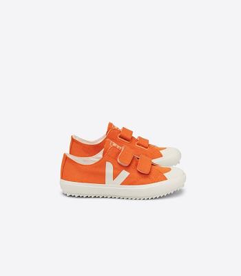 Veja Ollie Canvas Pumpkin Pierre Vegan Kids Oranssi | TFIPQ59889