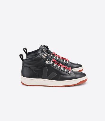 Veja Roraima Bastille Nahkaiset Grafite Rust Outsole Outlet Adults Mustat Punainen | FIIIZ40534