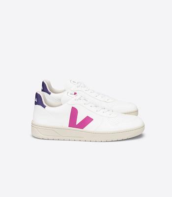 Veja V-10 Cwl Ultraviolet Outlet Adults Valkoinen Violetit | YFIVQ73685