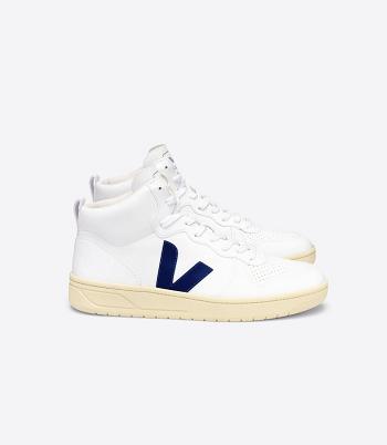 Veja V-15 Cwl Cobalt Butter Sole Outlet Adults Valkoinen Syvä Sininen | MFIFT16093