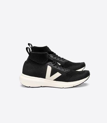 Veja V-knit Rick Owens Mid Pierre Outlet Adults Mustat | UFIND91436