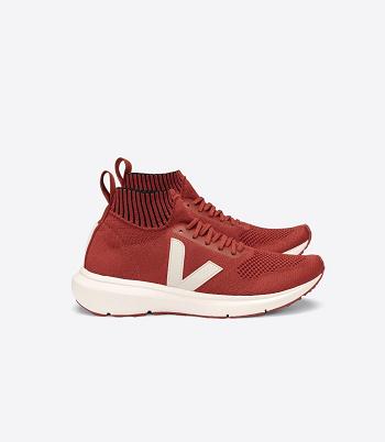 Veja V-knit Rick Owens Mid Rust Outlet Adults Punainen | GFIEC31806